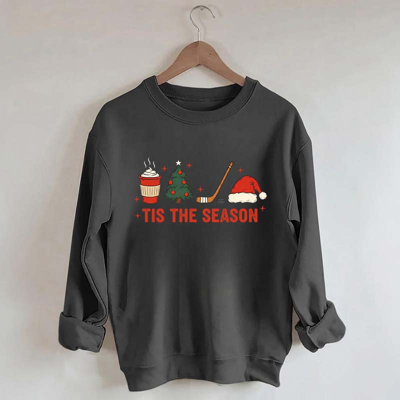 Tis The Season Hockey Christmas Sweatshirt
