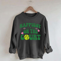 Happiest on The Court Sweatshirt