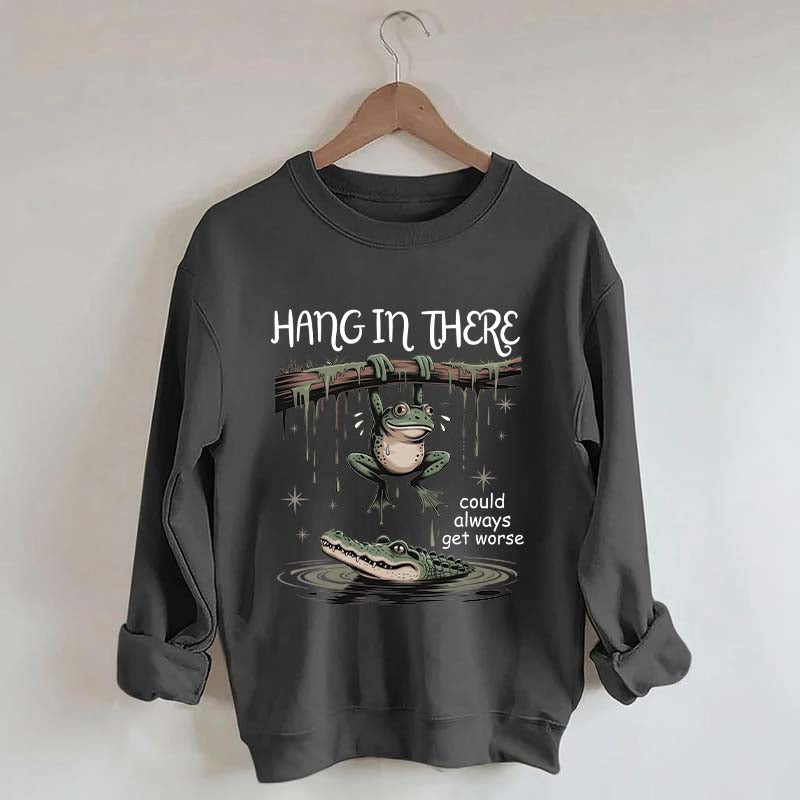 Sassy Frog Hang In There Sweatshirt