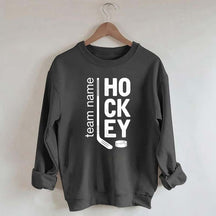Personalized Hockey Mom Team Name Sweatshirt