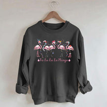 Pink Fa La La Mingo Christmas Sweatshirt