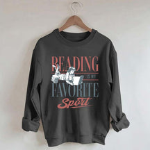 Vintage Reading Is My Favorite Sport Sweatshirt