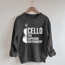 Cello Superior Instrument Music Sweatshirt