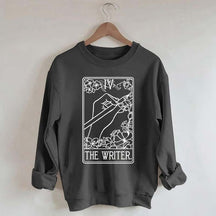 The Writer Flowers Tarot Card Sweatshirt