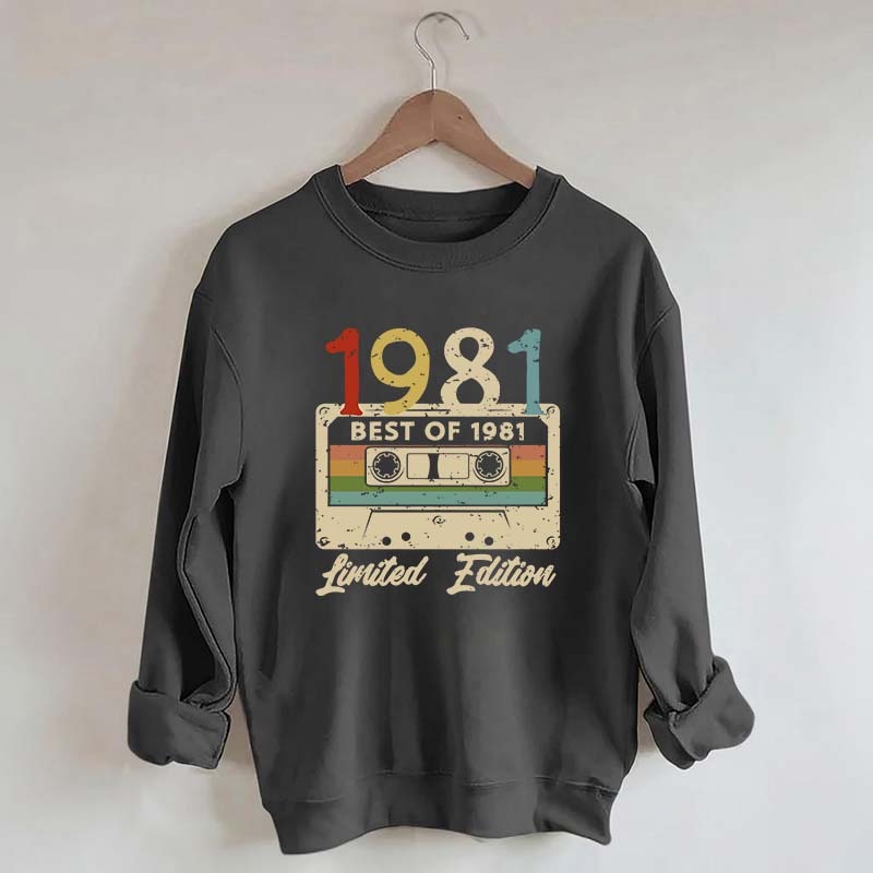 Audiotape And Letter Graphic Sweatshirt
