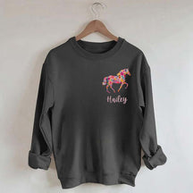 Custom Girl Horse Sweatshirt