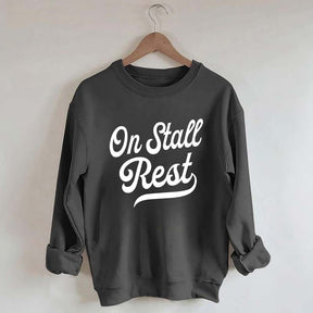 Funny Horse On Stall Rest Sweatshirt