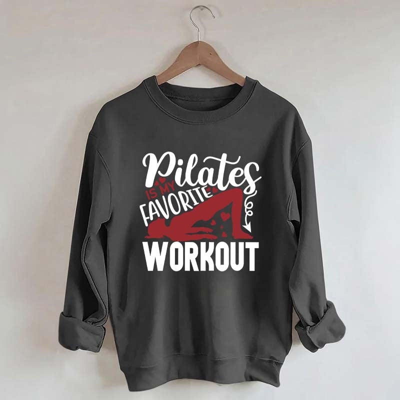 Pilates Workout Statement Sweatshirt