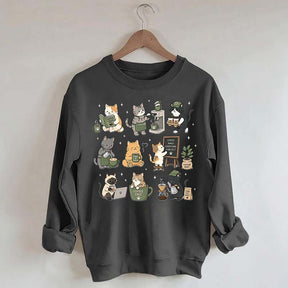 Coffee Cats Catpuccino Sweatshirt