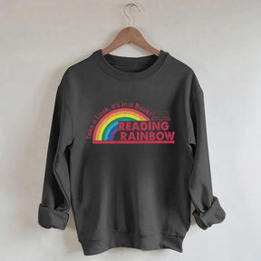 Teacher Reading Rainbow Sweatshirt