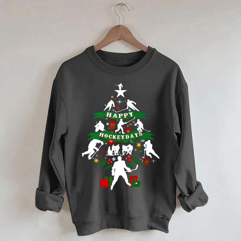 Happy Hockeydays Christmas Sweatshirt
