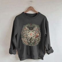 Forest Friends Cryptid Mothman Bigfoot Sweatshirt