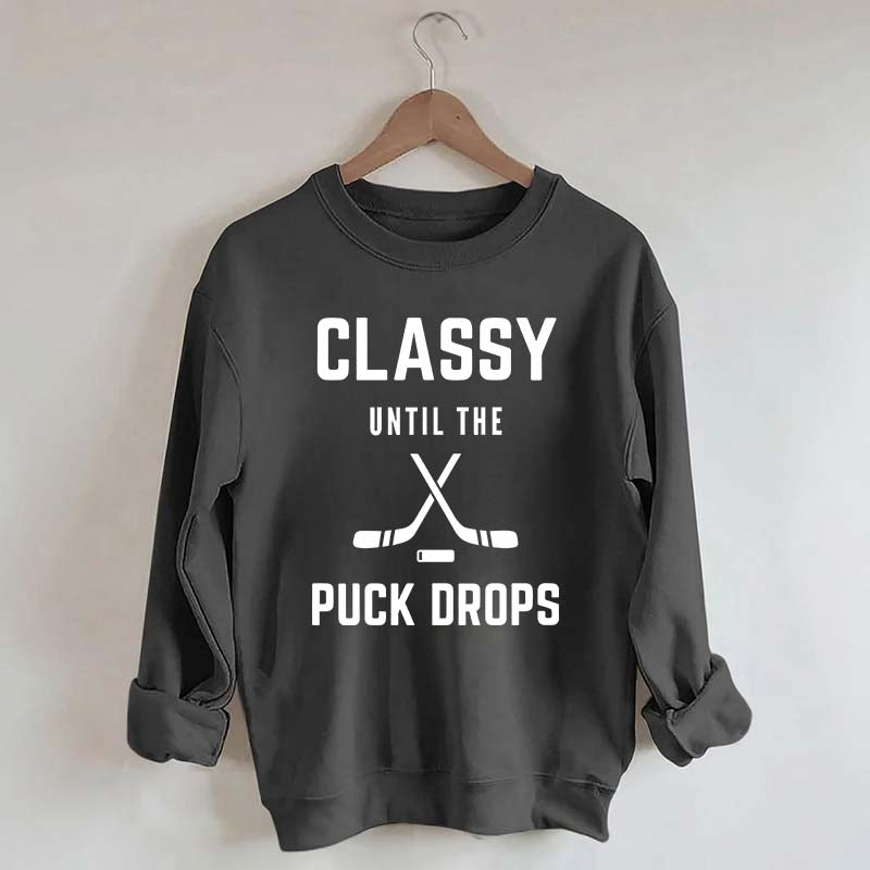 Classy Hockey Mom Sweatshirt