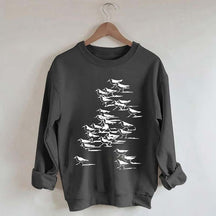 Birdwatching Vintage Shorebirds Sweatshirt