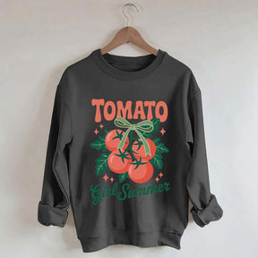 Fresh Garden Vegetable Tomato Girl Swwatshirt