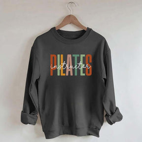 Pilates Instructor Comfort Colors Gym Workout Sweatshirt