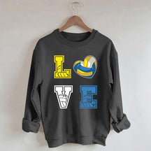 Heart I Love Volleyball Sweatshirt