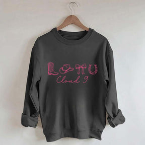 Cloud 9 Coquette Cowgirl Sweatshirt