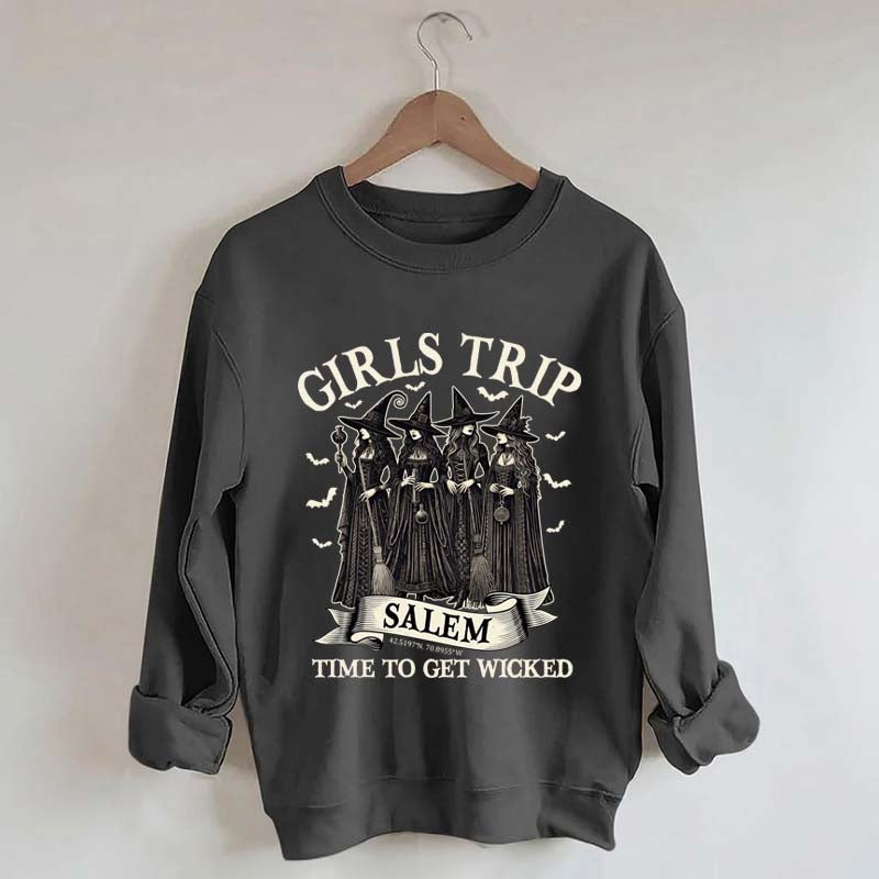 Retro Girls Trip Salem Sweatshirt