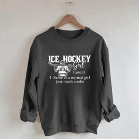 Personalized Hockey Girl Sweatshirt