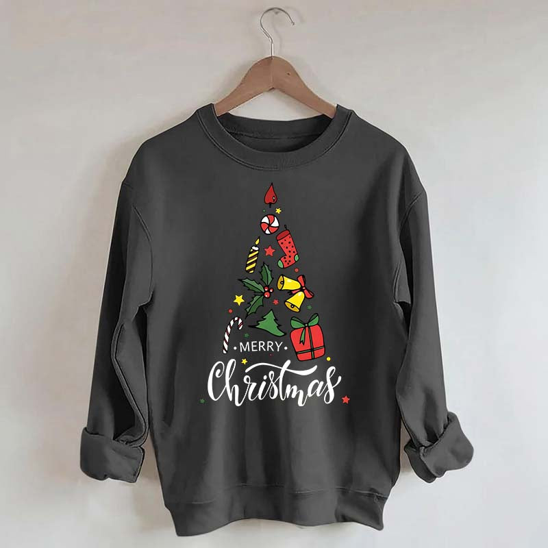 Merry Christmas Tree Gift Sweatshirt