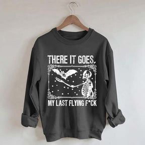 Skeleton Bat Spooky Halloween Sweatshirt