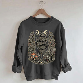 Celestial Floral Celestial Floral Snake Moon Sweatshirt