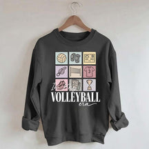 Just A Day In A Life With A Volleyball Girly Sweatshirt