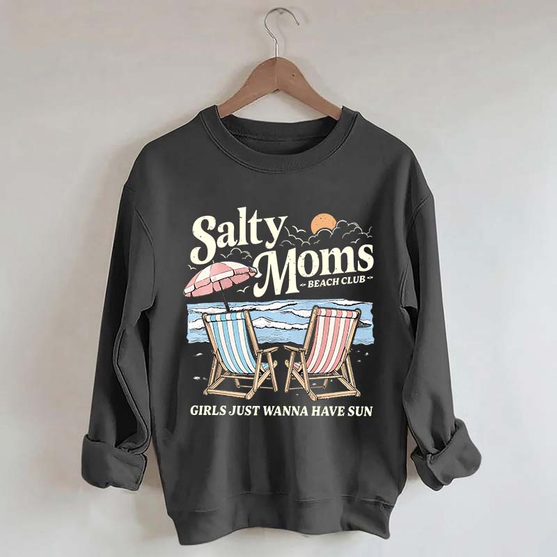Salty Moms Beach Club Sweatshirt