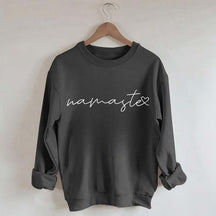 Namaste Yoga Heart Simple Sweatshirt