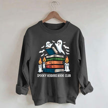 Spooky Readers Book Club Ghost Sweatshirt