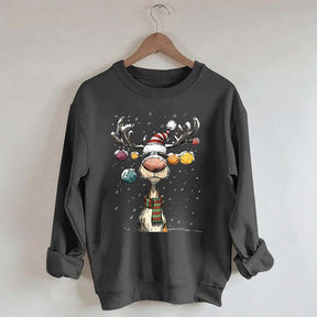 Cute Christmas Vintage Reindeer Sweatshirt