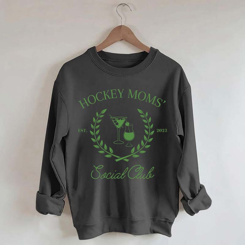 Personalized Hockey Moms Club Sweatshirt