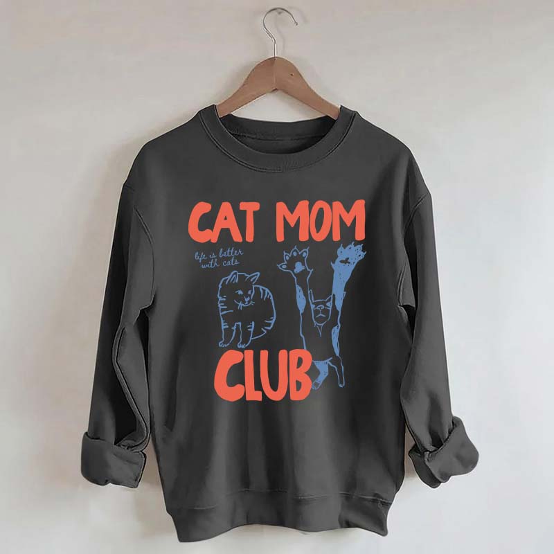 Funny Cat Mama Sweatshirt