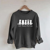 Lift Heavy Pet Cat Gym Sweatshirt