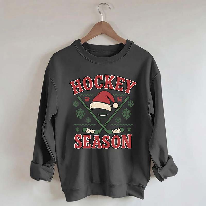 Christmas Hockey Sweatshirt