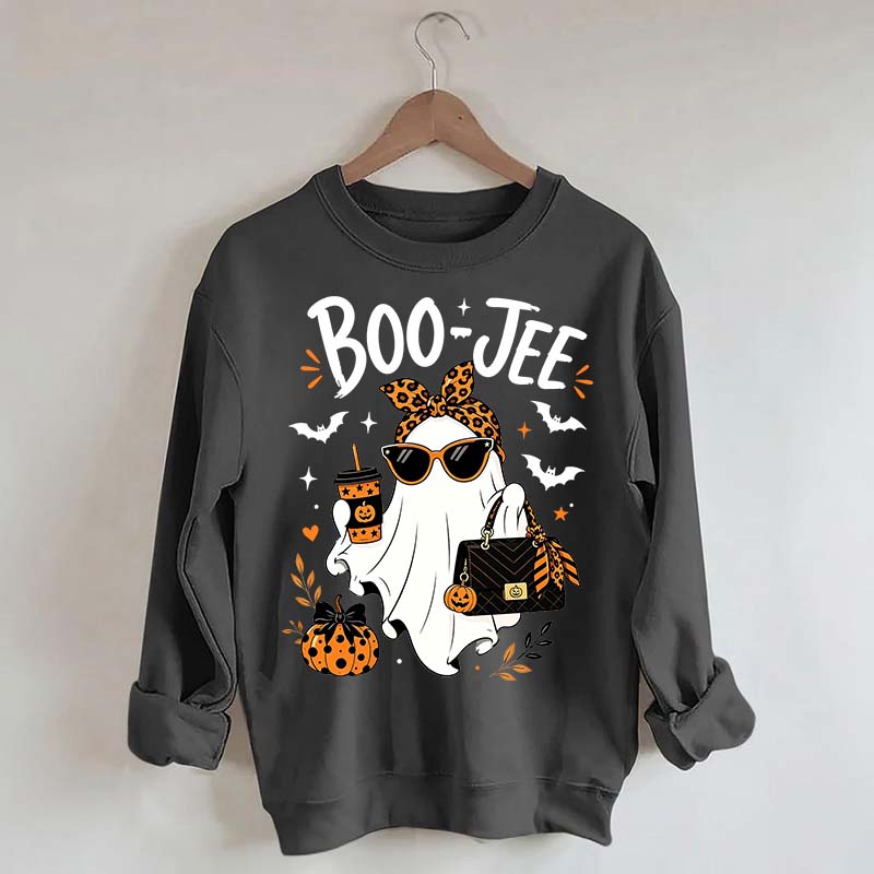 Coquette Ghost Leopard Cute Sweatshirt