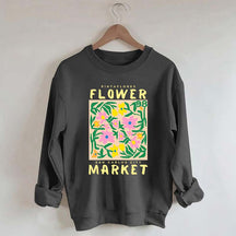Boho  Pintaflores Floral Sweatshirt