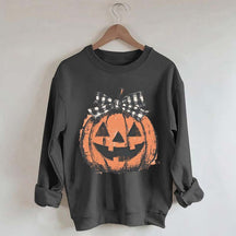 Preppy Jack o Lantern Sweatshirt