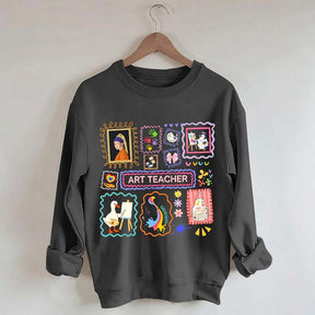 Funny Art Teacher Sweatshirt