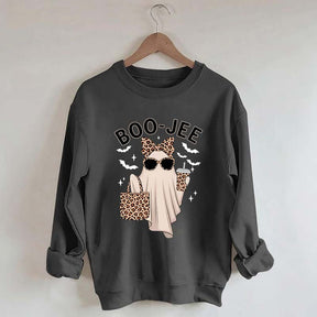 Boo-Jee Ghost Leopard Sweatshirt