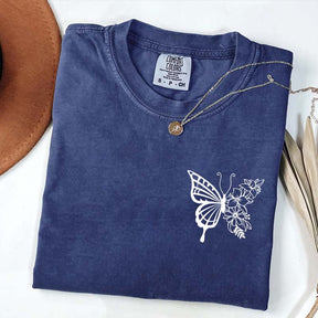 Floral Butterfly T-Shirt