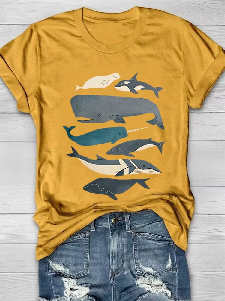 Ocean Fishes Casual T-shirt