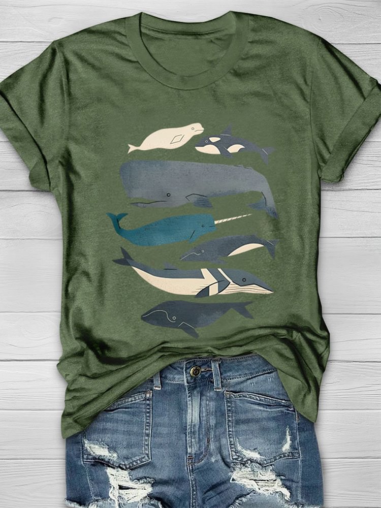 Ocean Fishes Casual T-shirt