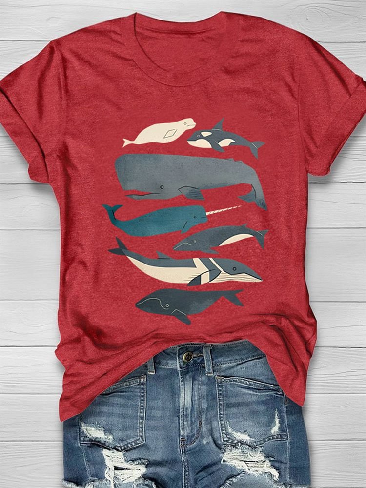 Ocean Fishes Casual T-shirt