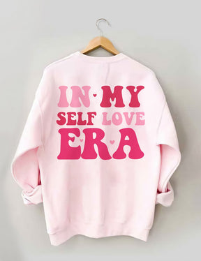 In My Self Love ERA 2-sided Printed Sweatshirt