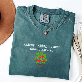 Quietly Plotting My Next Tomato Harvest T-Shirt