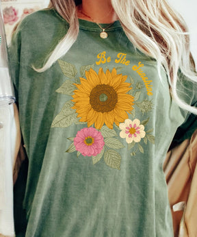 Sunflower Shirt Comfort Colors Floral Tee