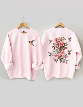 Wildflower And Bird Sweatshirt