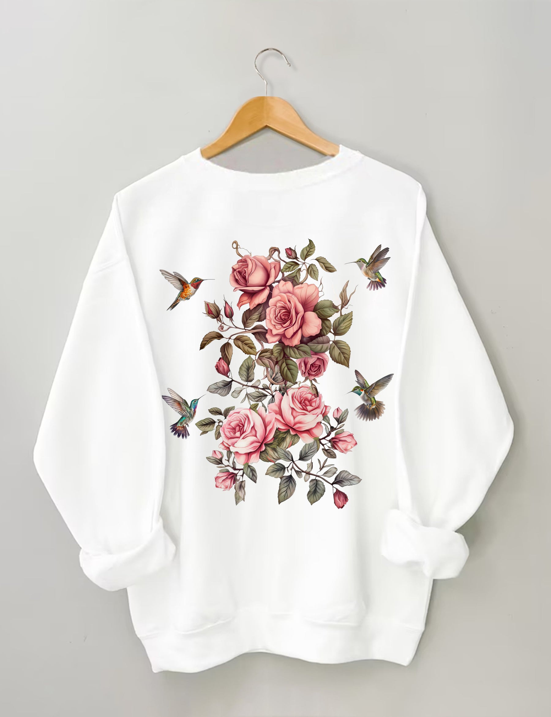 Wildflower And Bird Sweatshirt